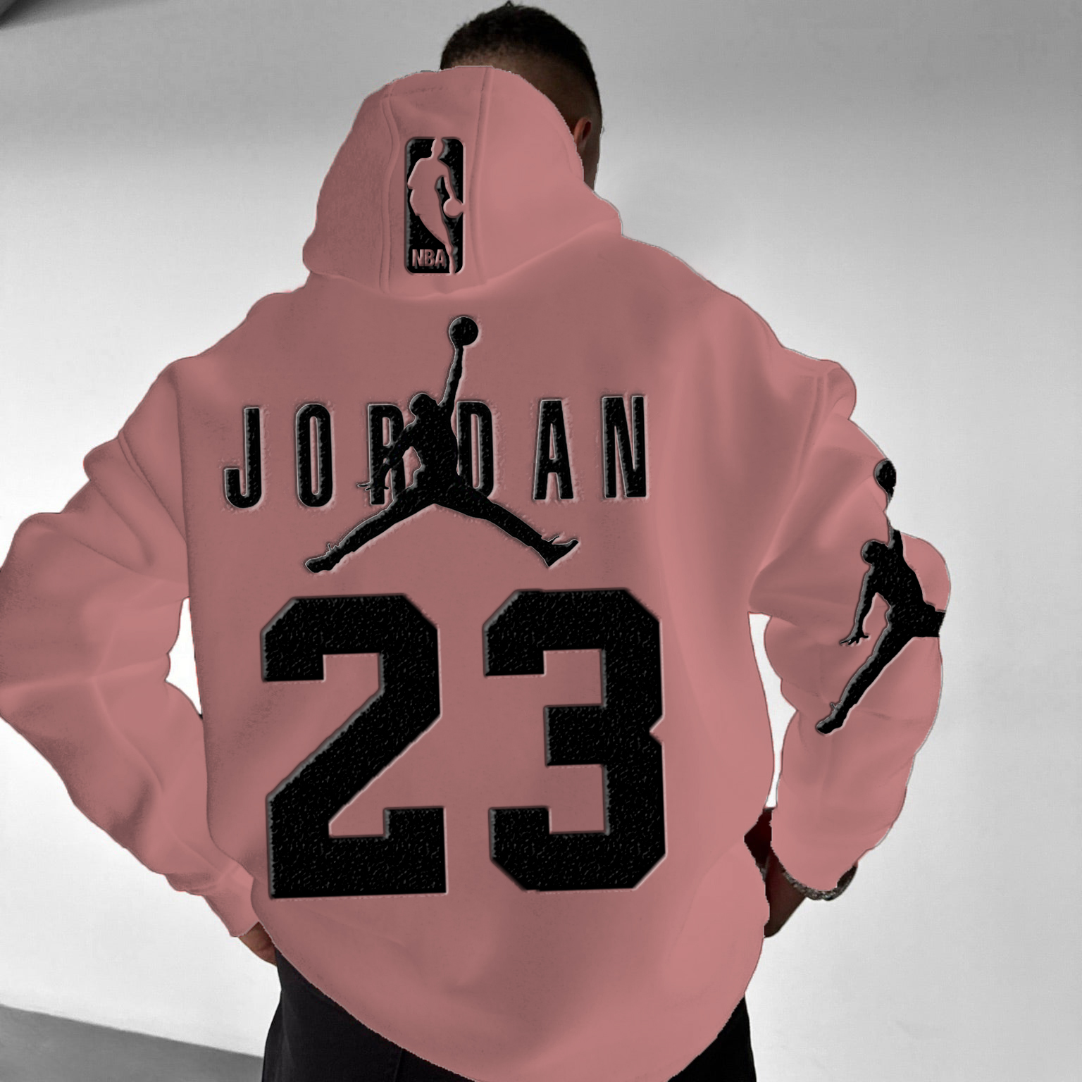 Unisex Basketball Game Stars Sports Fitness Printed Casual Autumn And Winter Oversized Hoodies