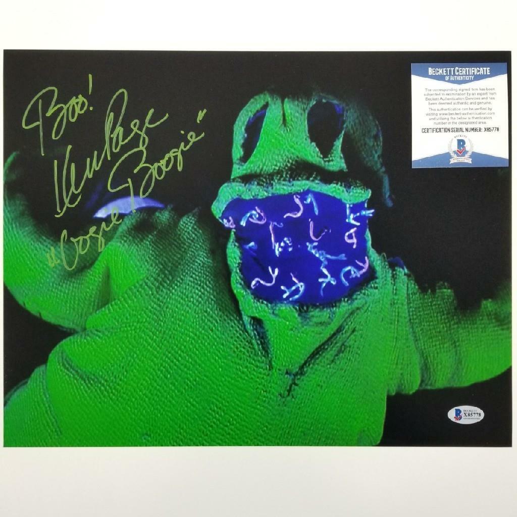 Ken Page signed Oogie Boogie 11x14 Photo Poster painting #1 Autograph (A) ~ Beckett BAS COA