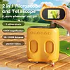 2-In-1 Binoculars Microscope for Kids 1000X 1080P Handheld Digital Microscope