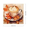 uk.everydayedeals Paint By Number - Oil Painting - Autumn Coffee(20*20cm)