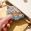 (US Local)Flower Diamond Painting Kit Square Pill Box Portable Medicine Storage Box