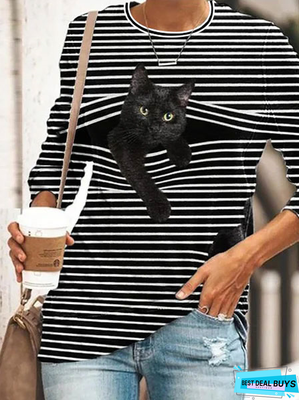 Women's long sleeve Blouse casual T-shirt