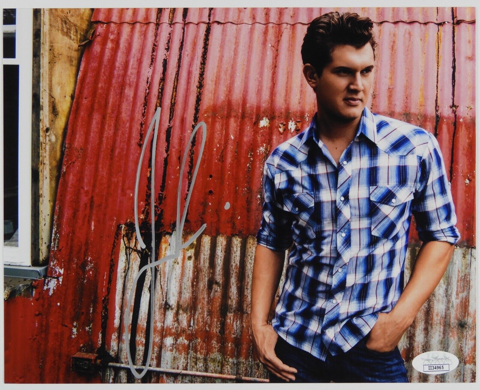 Jon Pardi Autograph JSA 8 x 10 Signed Photo Poster painting Country Singer