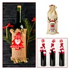 5D DIY Special Shaped Drill Diamond Painting Christmas Deer Wine Bottle Bags Covers Kits