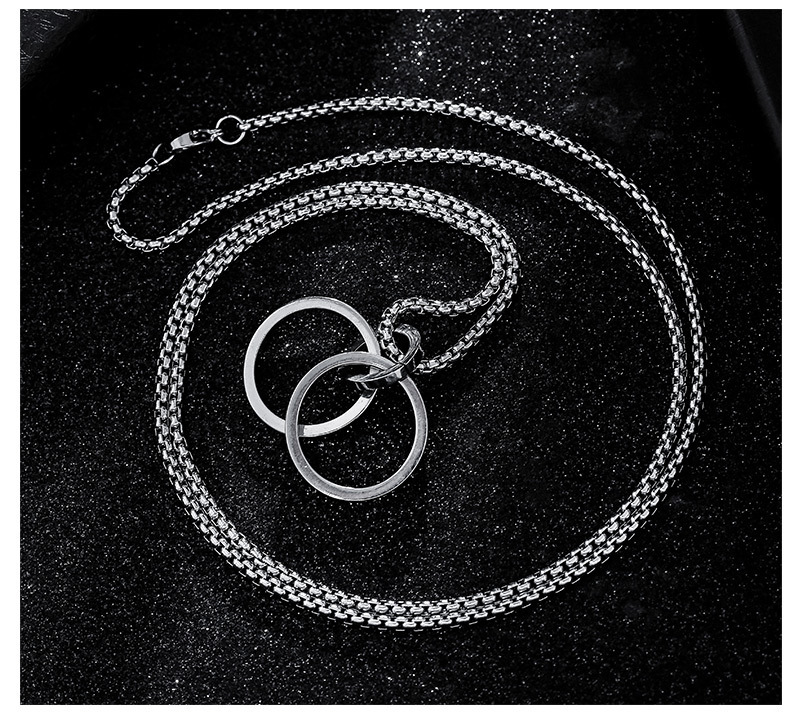 钛钢双环吊坠项链_09