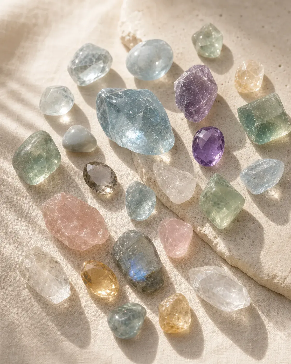 Natural stones, each one different