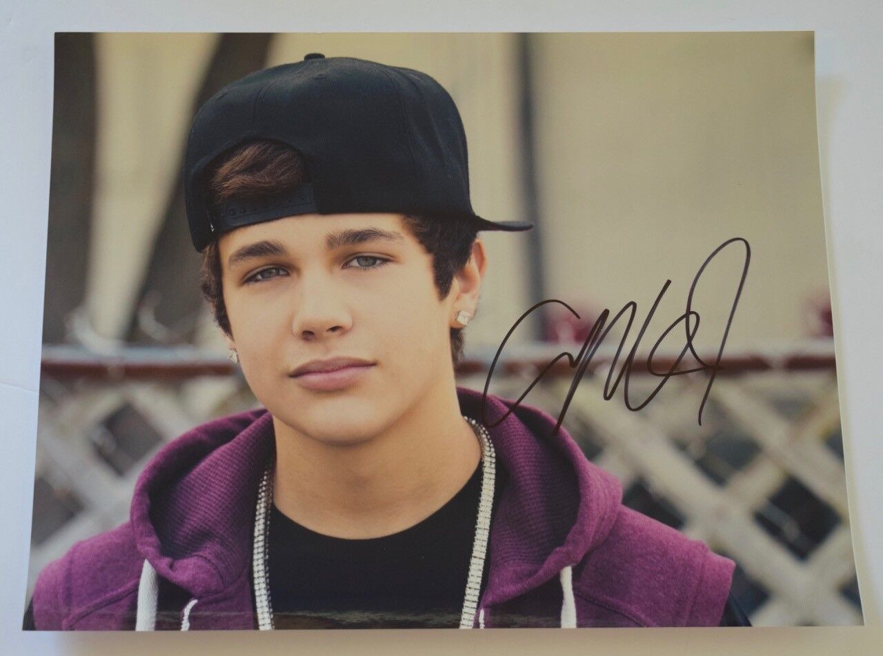 Austin Mahone Signed Autographed 11x14 Photo Poster painting COA VD