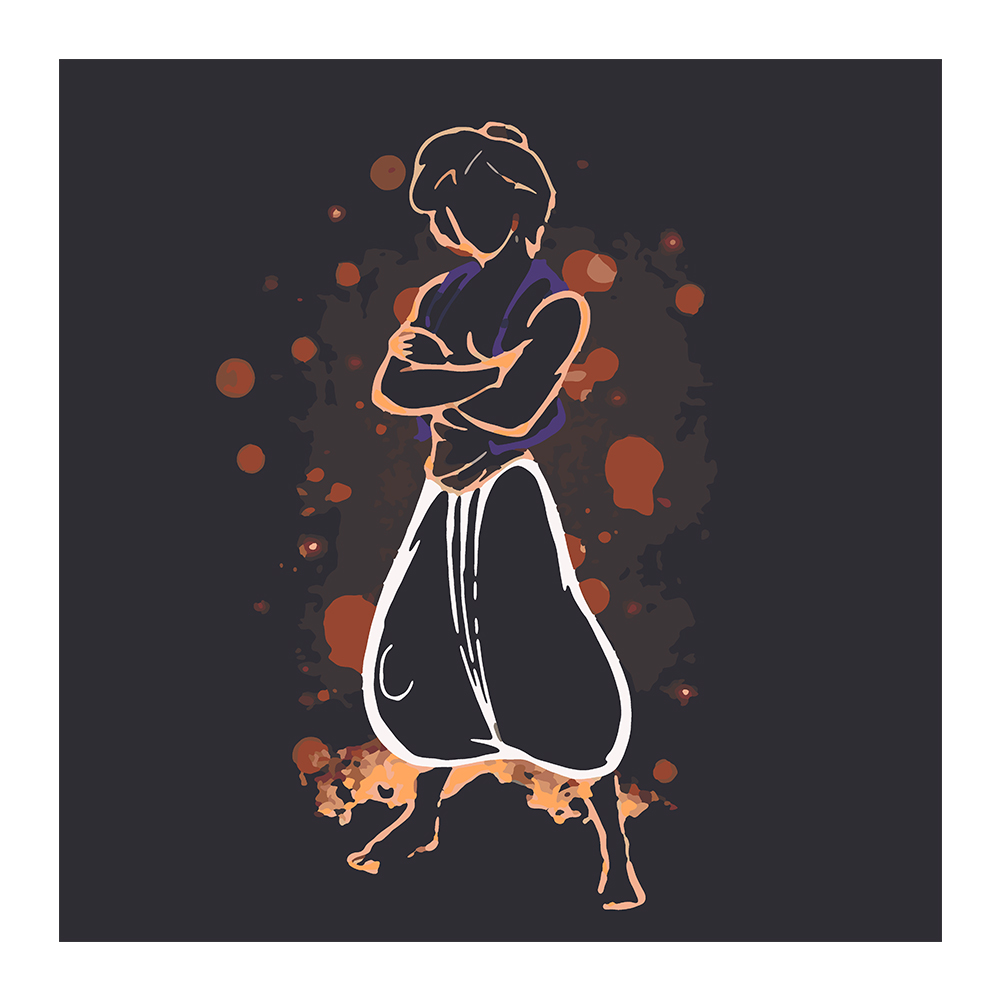 Disney Character Shadow-Paint by Numbers-16"x16"/40x40cm