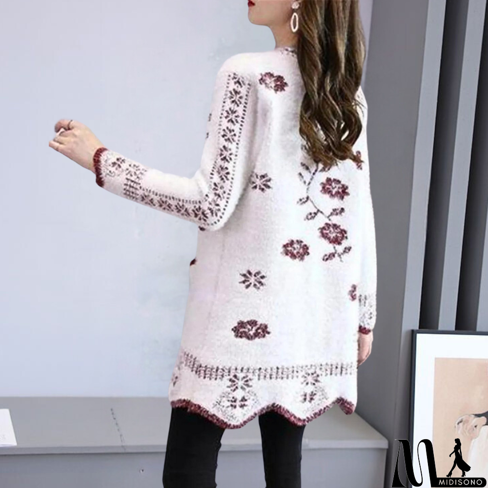 MidiSono - Classic and Stylish winter Cardigan