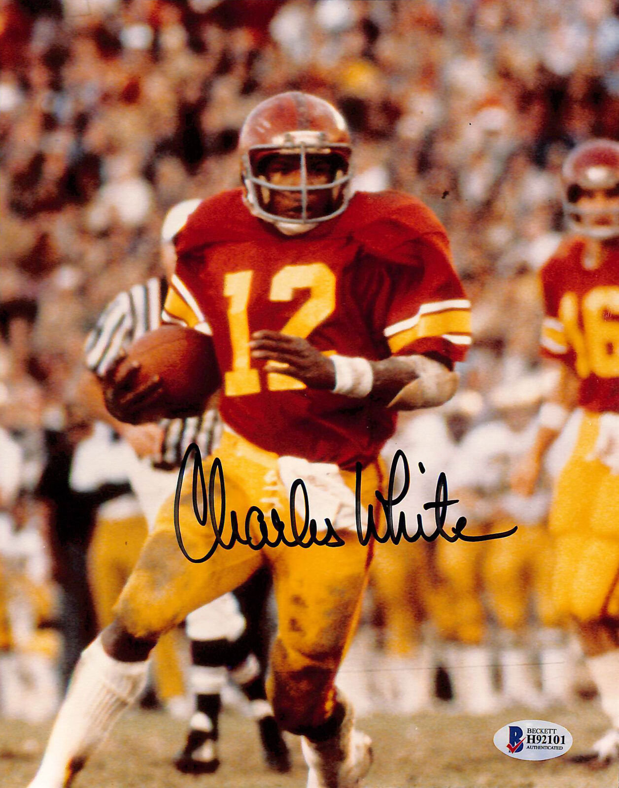 USC Trojans Charles White Authentic Signed 8x10 Photo Poster painting Autographed BAS