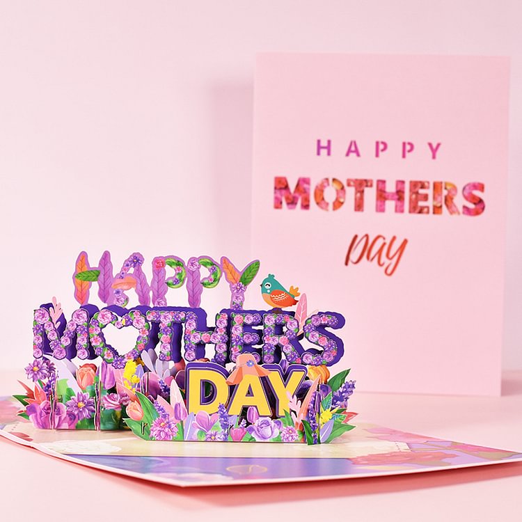 3D Happy Mother's Day Greeting Card