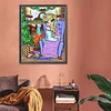 Diamond Painting -DIY Round Drill Girl(40x50cm)
