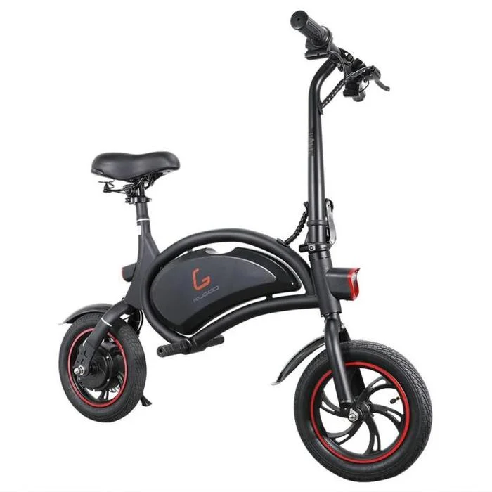 KUGOO KIRIN B1 Folding Electric Bike 12" Pneumatic Tires 250W Motor App Support Max 15.5 MPH