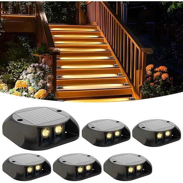Luces Solar para Escalones de Cubierta