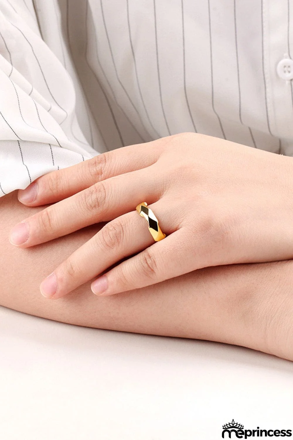 18K Gold-Plated Copper Ring