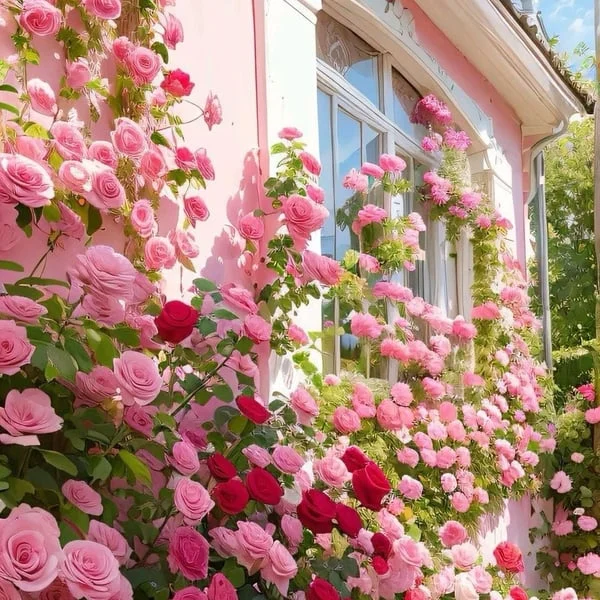 🌸【7 days germination】💐Beautiful Climbing Rose Seeds