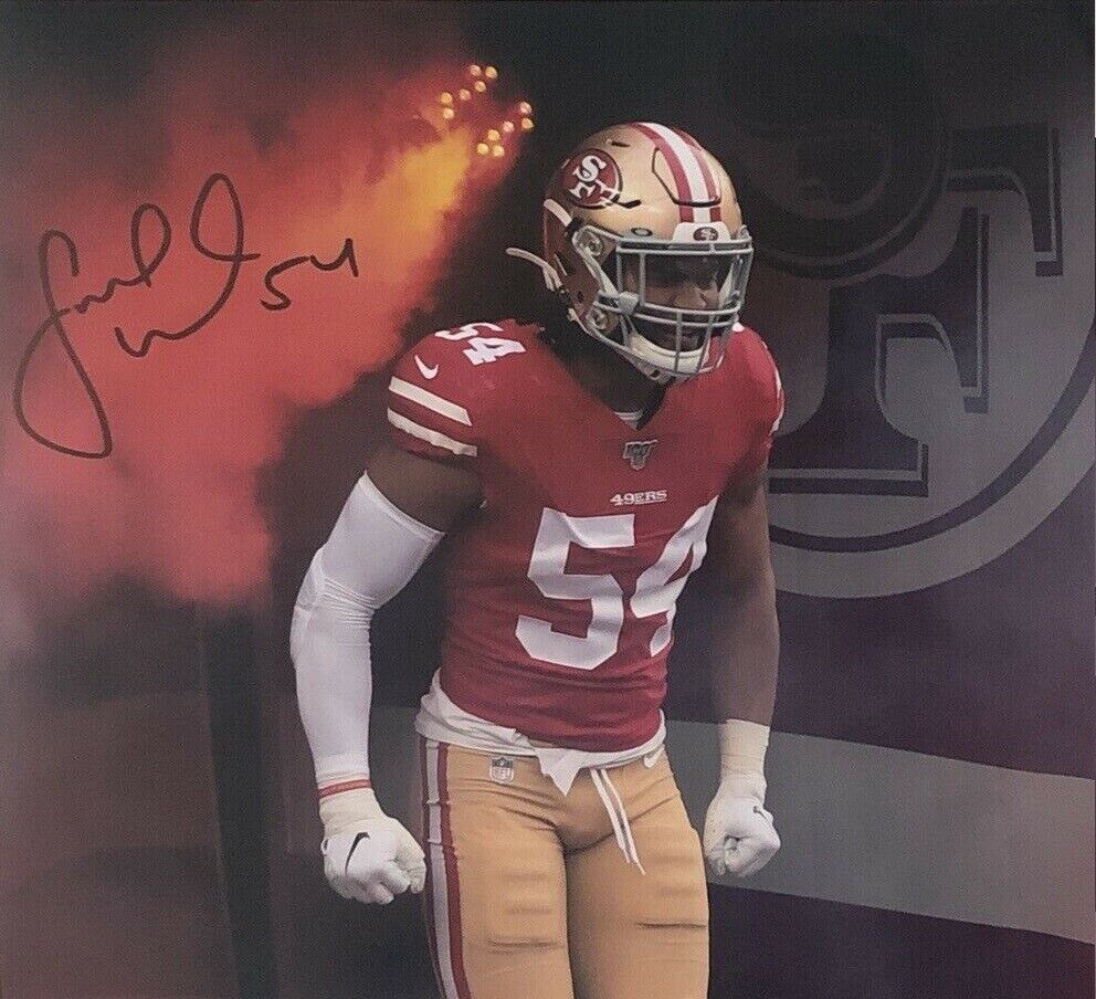 Fred Warner Autographed Signed 8x10 Photo Poster painting ( 49ers ) REPRINT