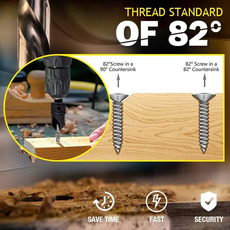 Wood Countersink Drill Bit Set