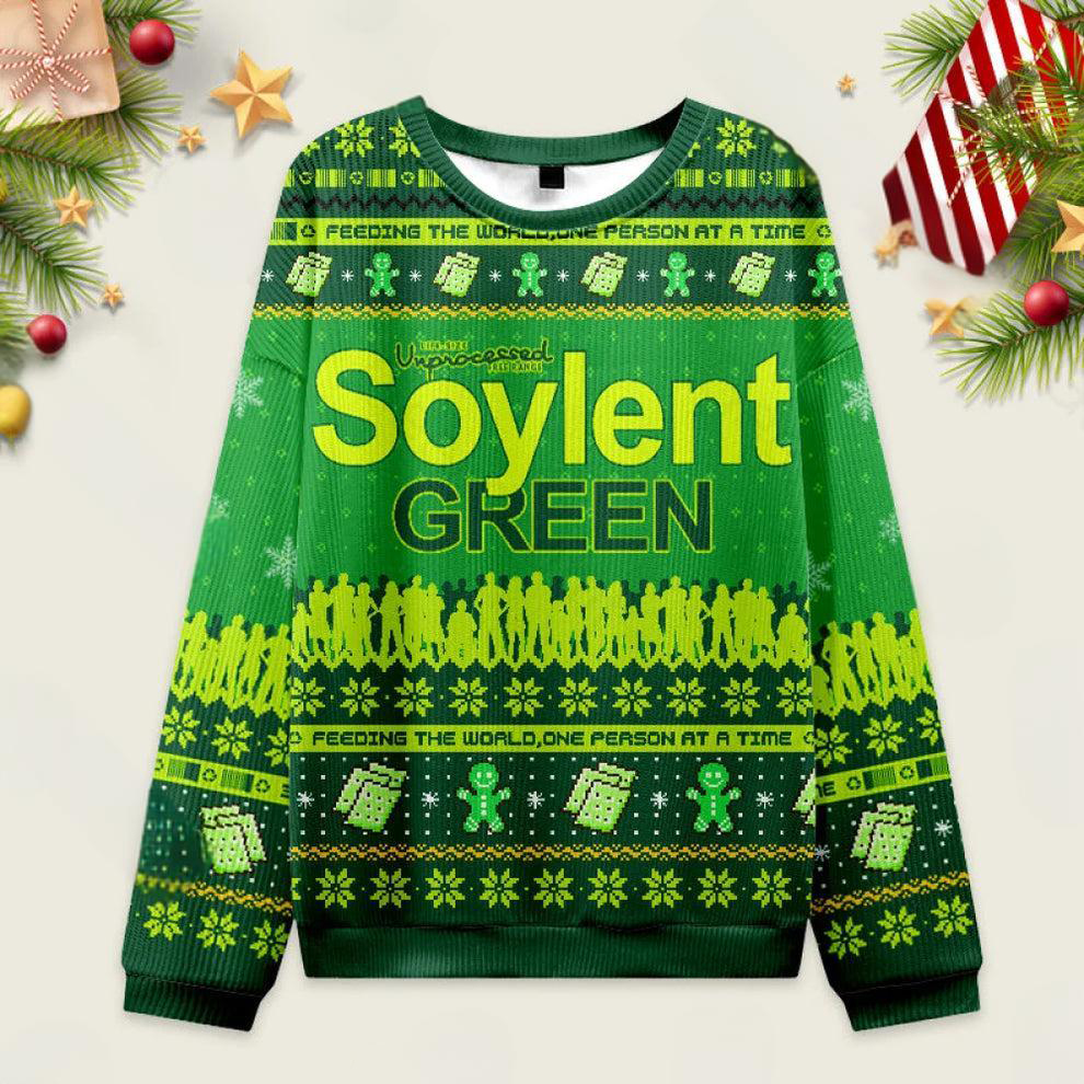 Soylent Green Ugly Christmas Sweater PLUSCLOTHESMAN