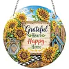 4Pcs Diamond Painting Farm Window Pendants Suncatcher Hanging Kits for Home Porch Farmhouse