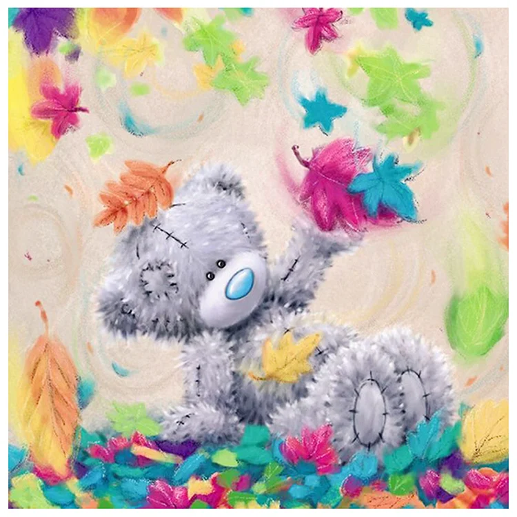 Full Square Drill 5D Diamond Painting Cartoon Bear – QuiltsSupply