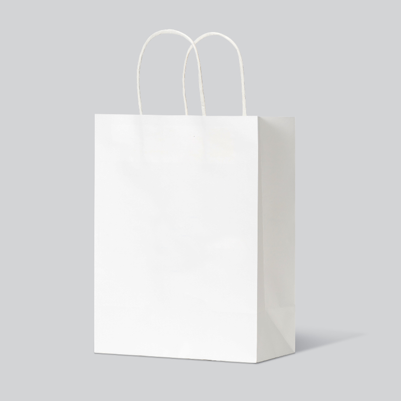 White Paper Bags With Handles