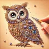 Diamond Painting-DIY Crystal Rhinestone Owl