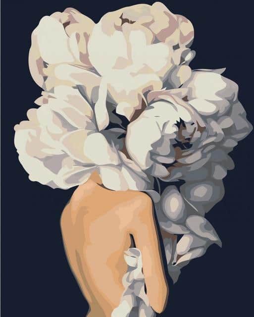 

Flower Girl – People Paint By Numbers - 40*50CM, 501 Original