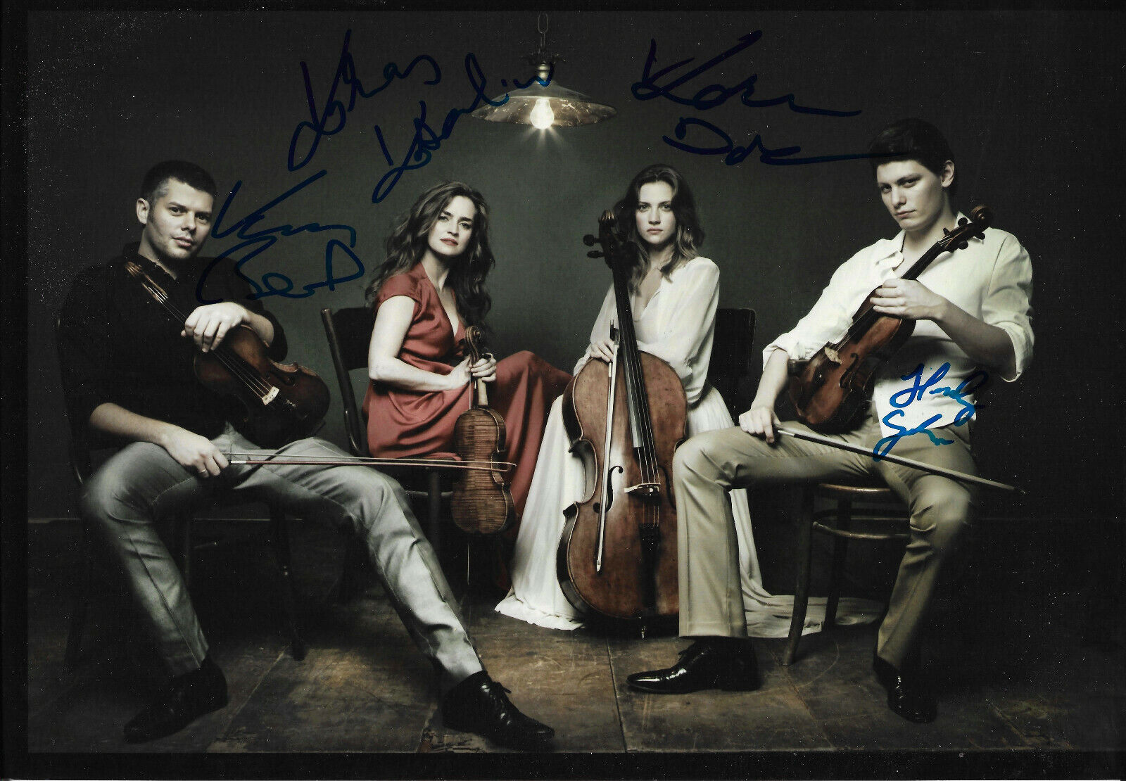 Kelemen Quartet signed 8x12 inch Photo Poster painting autographs