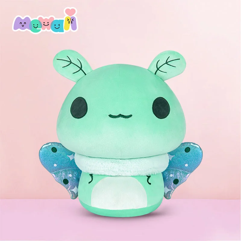 Mewaii Personalized Squishy Moth Stuffed Animal Personalized For Gift Moth Series Mushroom Family Kawaii Plush Pillow Toy