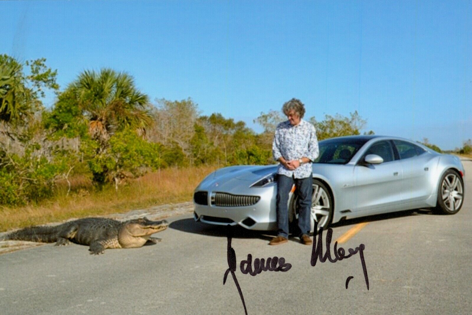 James May Signed 6x4 Photo Poster painting Top Gear Co-Presenter Motoring Genuine Autograph +COA