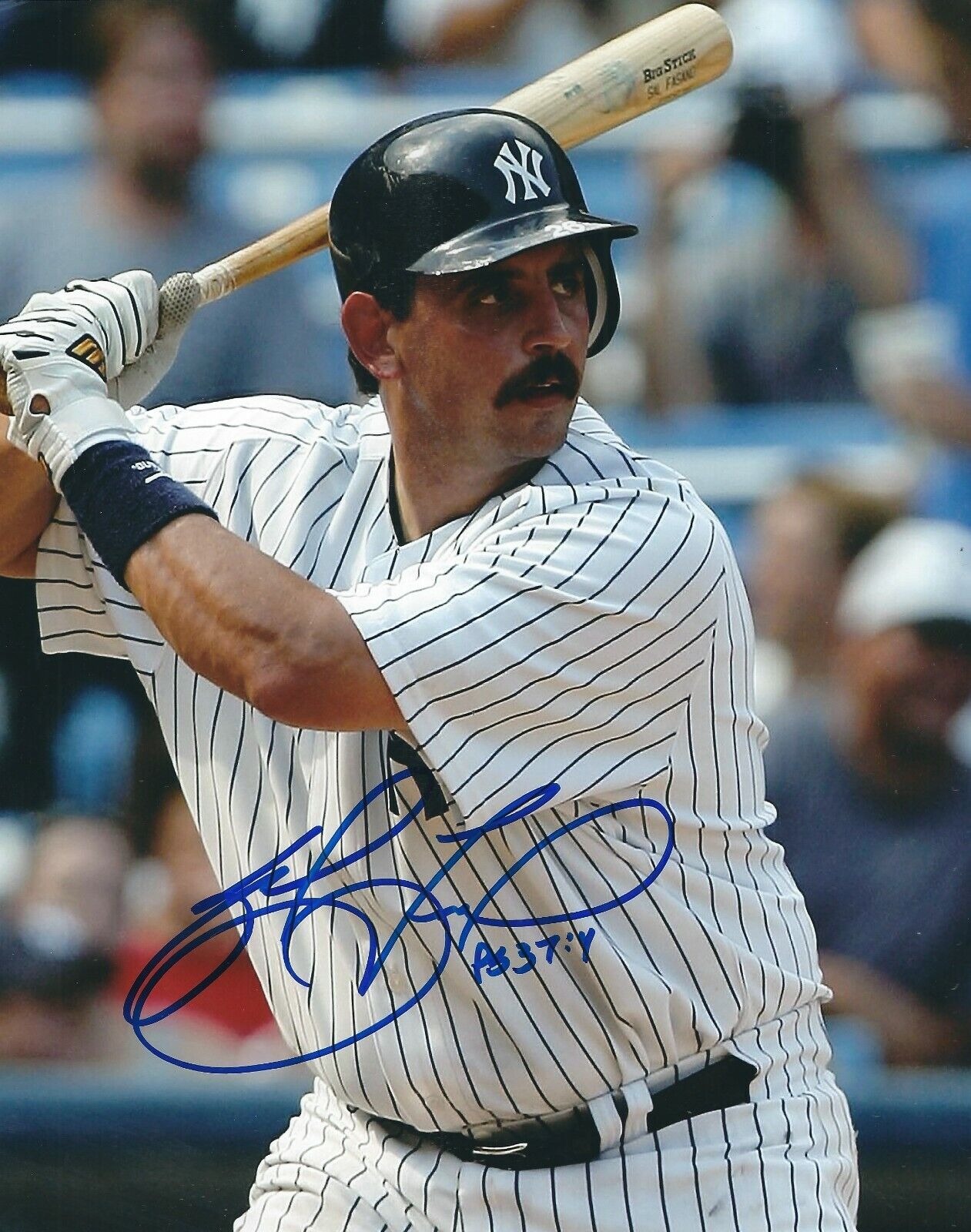 Signed 8x10 SAL FASANO New York Yankees Autographed Photo Poster painting - COA