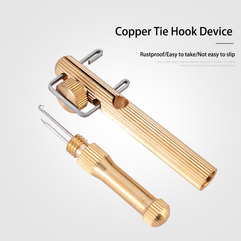 Manual Fish Hook Wire Knotter Fast Tie Tying Knot Tool