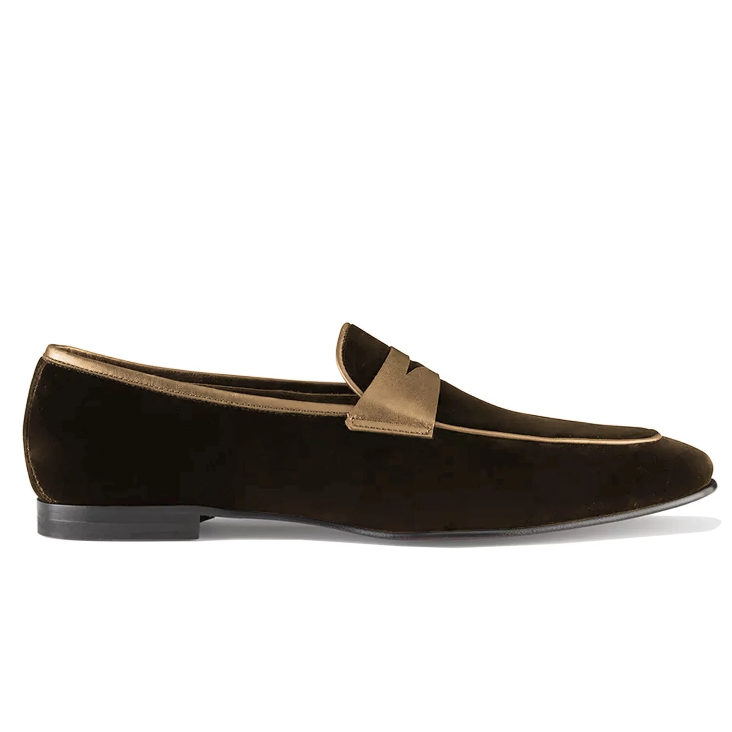 TAAFO Penny Strap Detail Women's Flats Low Heels Round Toe Premium Leather Ladies Casual Shoes 