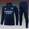 2025/2026 Arsenal Half-Pull Training Suit Royal Blue Football Shirt 1:1 Thai Quality