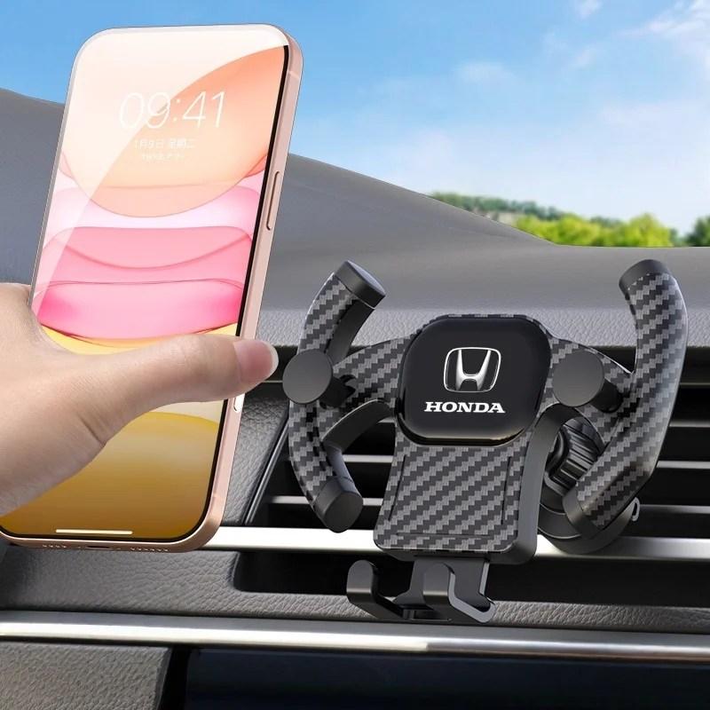 Steering wheel car vent hook car interior multi-functional navigation anti-shake bracket car phone holder