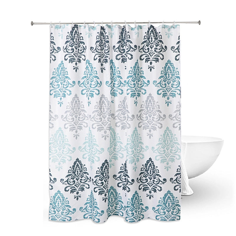 Chinoiserie Vacation Plant Polyester Shower Curtain