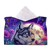 Diamond Painting PU Moon Wolf Tissue Box Tissue Holder