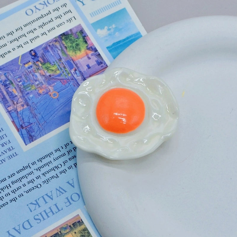 Women’s Cute Egg Plastic Epoxy Hair Clip