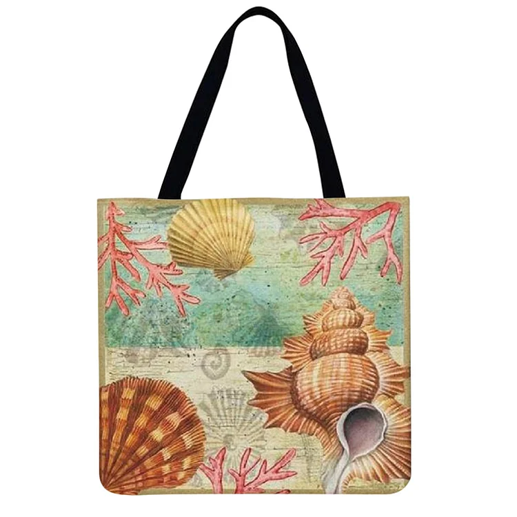 【Limited Stock Sale】Warm Sea Animals - Linen Tote Bag