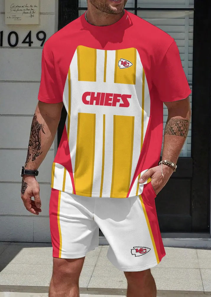 Kansas City Chiefs   Limited Edition Top And Shorts Two-Piece Suits