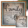 Letters Family - 11CT Stamped Cross Stitch - 40*40cm