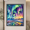 (50*60cm)Aurora - Full Round Drill Diamond Painting