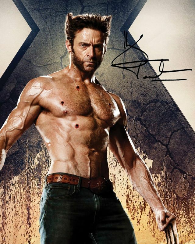 Hugh Jackman - Wolverine - X-Men Autograph Signed Photo Poster painting Print