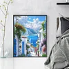 Sea View Villa-11CT Stamped Cross Stitch 40*50cm/15.75*19.69in tapestrymarket