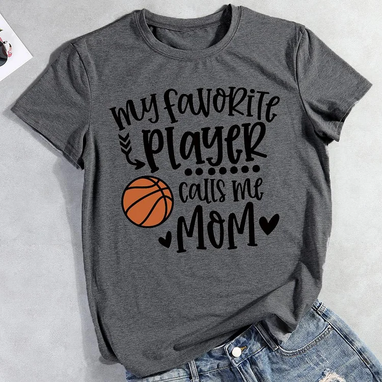 AL™ My favorite player calls me mom T-shirt Tee -00851-Annaletters