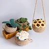 4Pcs Potted Plants Crochet Kit DIY Crochet Starter Kit Crochet Set for Beginners
