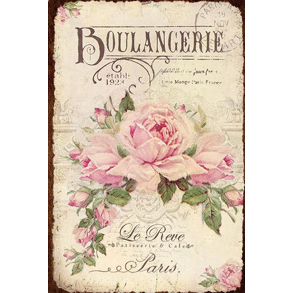 

Rose Poster - Round Drill Diamond Painting - 30*50CM, 501 Original