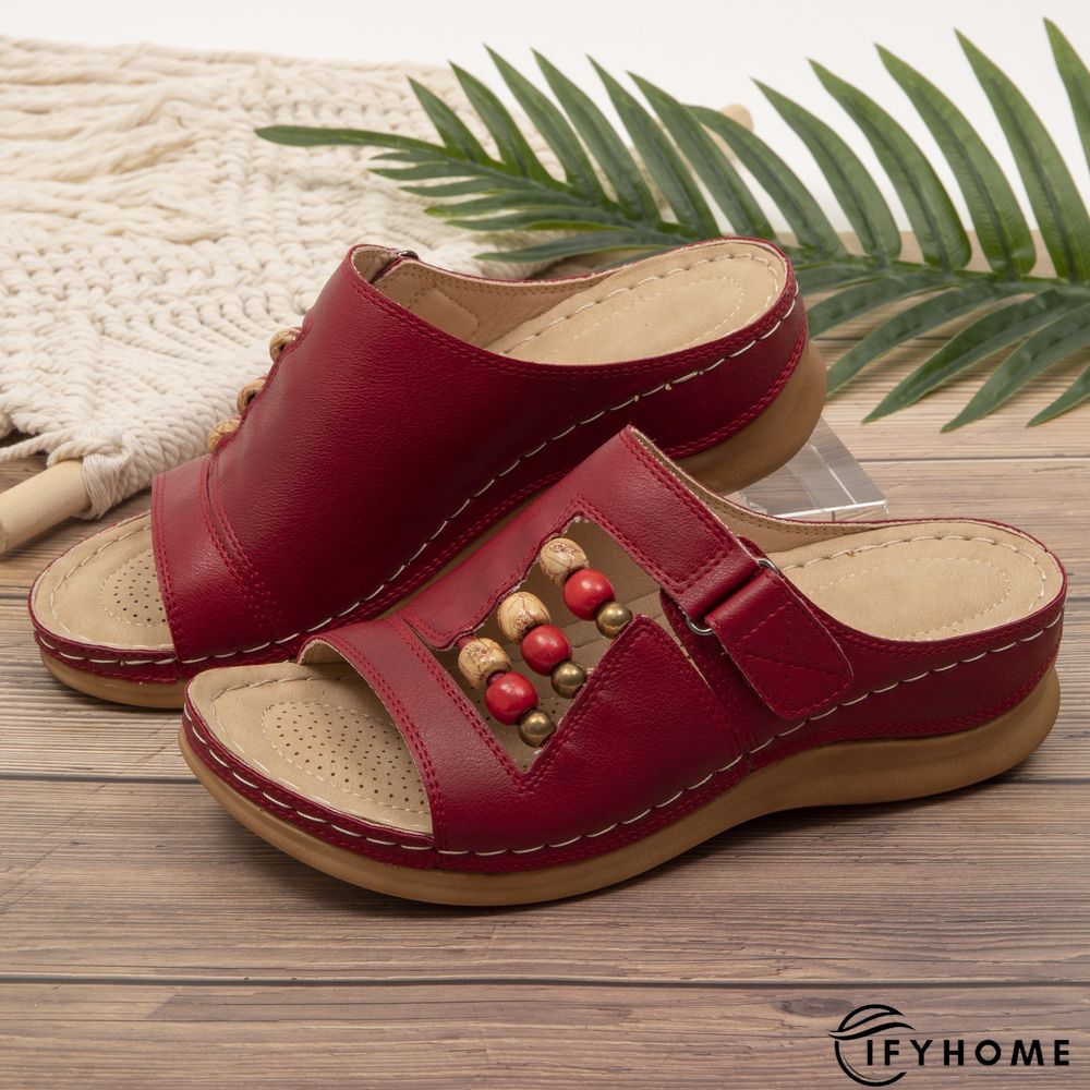 Leather Summer Slipper | IFYHOME
