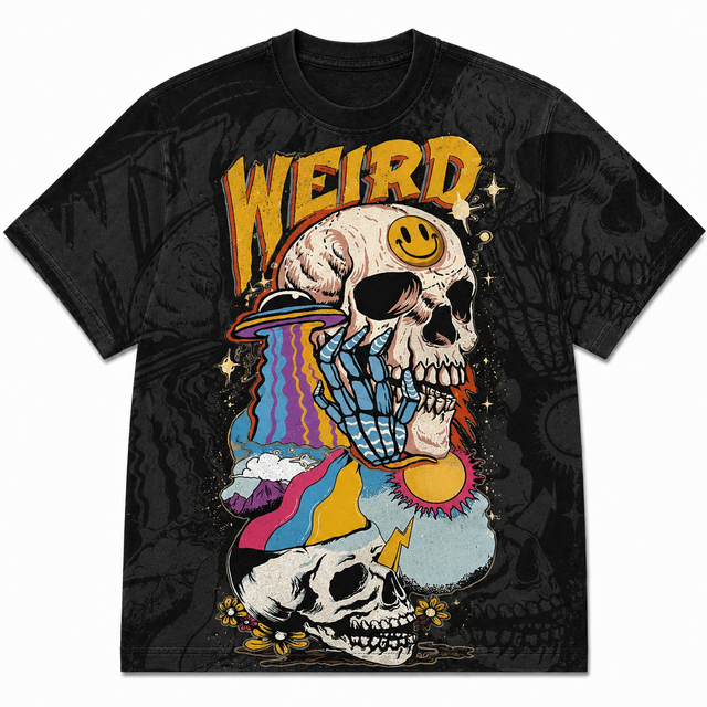 Street Weird Skate Cotton T-Shirt